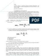 Holding Period Return (HPR)