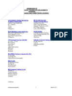 OPITO Certified BOSET Training Centre - March 2012