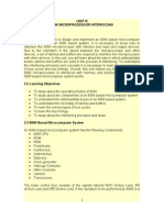 Unit III 8086 Microprocessor Interfacing