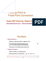 Fixed Point Conversion