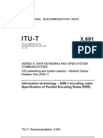 Itu-T: Information Technology - ASN.1 Encoding Rules: Specification of Packed Encoding Rules (PER)