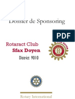 Dossier Sponsoring