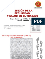 Gestion de La S&ST - Ley 29783