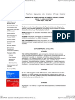 ASEANWEB - Agreement On The Recognition of Domestic Driving Licences Issued by ASEAN Countries (1985