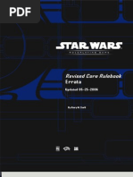 Star Wars RPG Book Errata 2006