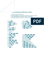 International Morse Code and Braille