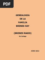 GENEALOGIA BRENES HAY (Brenes Masis de Cartago)