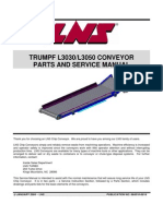 Trumpf Parts Service Manual - January 2004