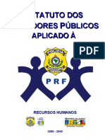 Estatuto Dos Servidores Publicos Aplicado A PRF