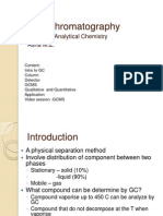 Gas Chromatography: CBB4032 Analytical Chemistry Asna M.Z