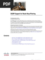 EIGRP Support For Route Map Filtering