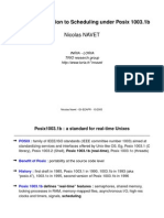 (Short) Introduction To Scheduling Under Posix 1003.1b: Nicolas NAVET