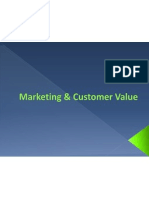 Marketing & Customer Value