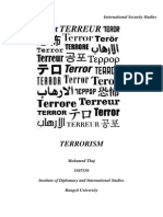 Terrorism: International Security Studies