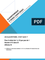 PowerPoint Sur Les Algorithme Et La Programmation TI Basic & Basic Casio Pour Lycée