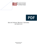 Guia de Indices, Marcas y Llamadas de Auditoria