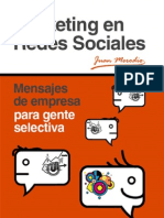 Marketing en Redes Sociales Mensajes de Empresa para Gente Selectiva