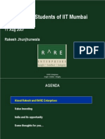 RARE Presentation To IIT B 11 Aug