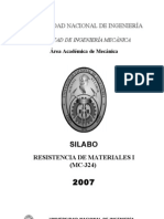 MC324 Resistenciade Materiales I