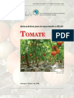 Nicaragua. Guía Práctica para La Exportación de Tomate