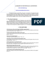 27-SDA - 'S Believe - A Detailed Explanation of The 27 Fundamentals