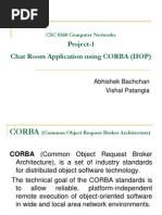 Project-1 Chat Room Application Using CORBA (IIOP) : CSC 8560 Computer Networks