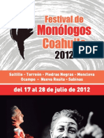 Festival de Monólogos