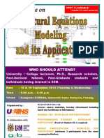 Structural Equation Modelling and Its Application