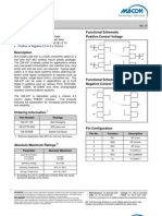 Gaas SPDT Switch DC - 3.0 GHZ: Features Functional Schematic Positive Control Voltage