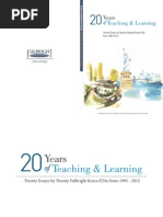 20 Years of Teaching and Learning in Korea