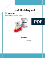 Dimensional Modeling and Schemas: Data Modeling Research Paper