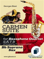 "Carmen" Suite for Sax Quartet