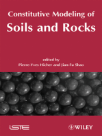 Constitutive Modeling of Soils and Rocks