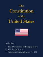 The Constitution of the United States: Including The Declaration of Independence and The Bill of Rights