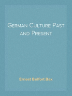 German Culture Past and Present