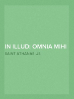 In Illud: Omnia mihi tradita sunt a Patre
A Homily on Matthew 11:27, In Latin and the Original Greek