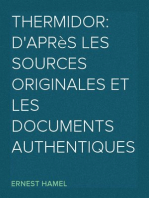 Thermidor: d'après les sources originales et les documents authentiques