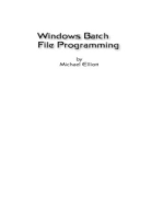 Windows Batch File Programming