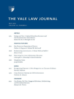 Yale Law Journal: Volume 121, Number 7 - May 2012