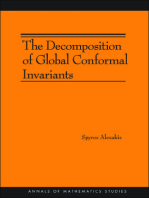 The Decomposition of Global Conformal Invariants