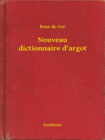 Nouveau dictionnaire d'argot