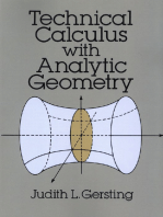 Technical Calculus with Analytic Geometry