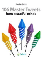 106 Master Tweets from beautiful minds