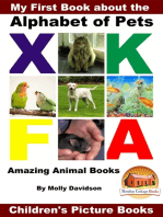 My First Book about the Alphabet of Pets: Amazing Animal Books - Children's Picture Books