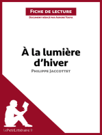 À la lumière d'hiver de Philippe Jaccottet (Fiche de lecture): Résumé complet et analyse détaillée de l'oeuvre