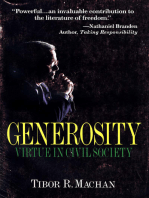 Generosity: Virtue in Civil Society