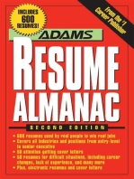 Adams Resume Almanac