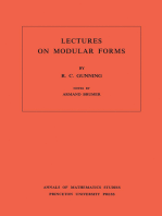 Lectures on Modular Forms