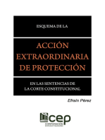 Esquema de la Acción Extraordinaria de Protección en las Sentencias de la Corte Constitucional