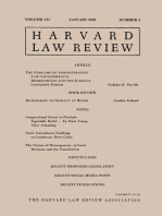 Harvard Law Review: Volume 131, Number 3 - January 2018